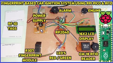 vehicle ignition system using rfid and fingerprint sensor|arduino ignition system.